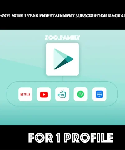 Travel with 1 Year Entertainment Subscription (1 Profile)