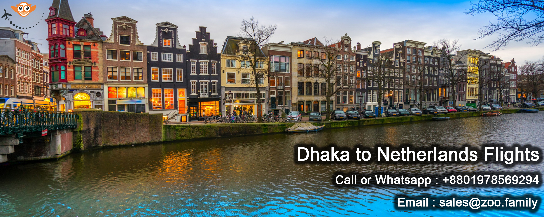 Dhaka to Netherlands Flights zooFamily